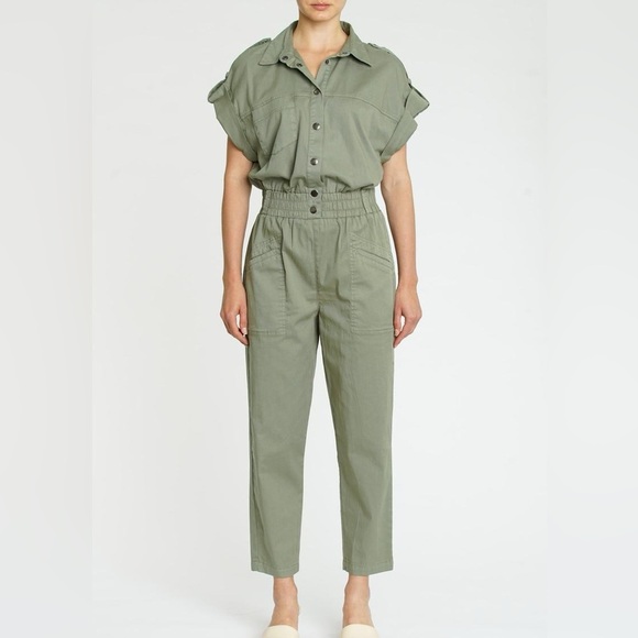 PISTOLA
DANI LIGHTWEIGHT DOLMAN JUMPSUIT -
LODEN GREEN. SIZE M - Picture 2 of 14